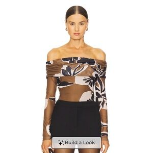 NWOT Size M Cleobella Penelope Floral Off-Shoulder Women Top